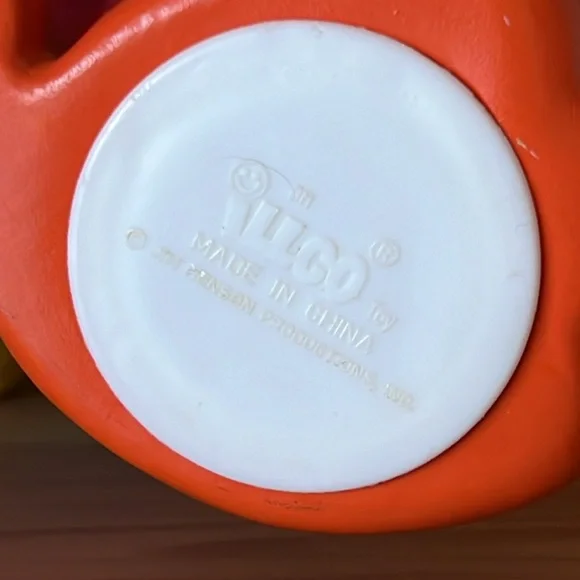 VINTAGE 80’s Jim Henson Sesame Street Big Bird Coin Bank by illco - Picture 6 of 17